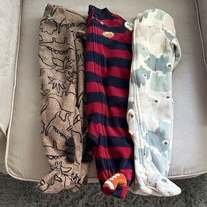 Carter's Kids Pajamas Set - Tan, Red, Blue